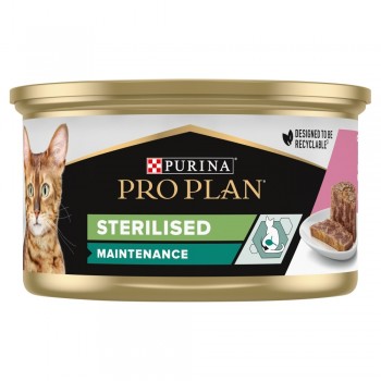 PURINA Pro Plan Sterilised Salmon with tuna - wet cat food - 85g