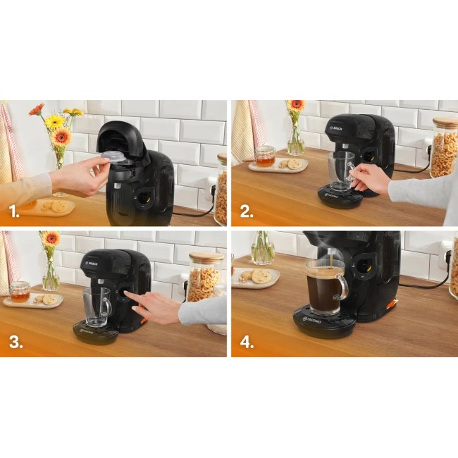 Bosch TAS112E coffee maker Fully-auto Capsule coffee machine 0.7 L