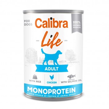CALIBRA Dog Life Adult Chicken with rice - wet dog food - 400g