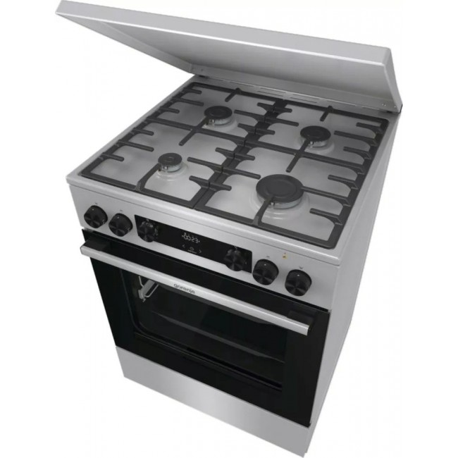 Gorenje GKS6C71XF Freestanding cooker with oven Silver