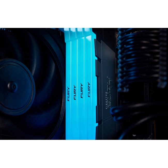 Kingston Technology FURY 16GB 3200MT/s DDR4 CL16 DIMM (Kit of 2) Renegade RGB