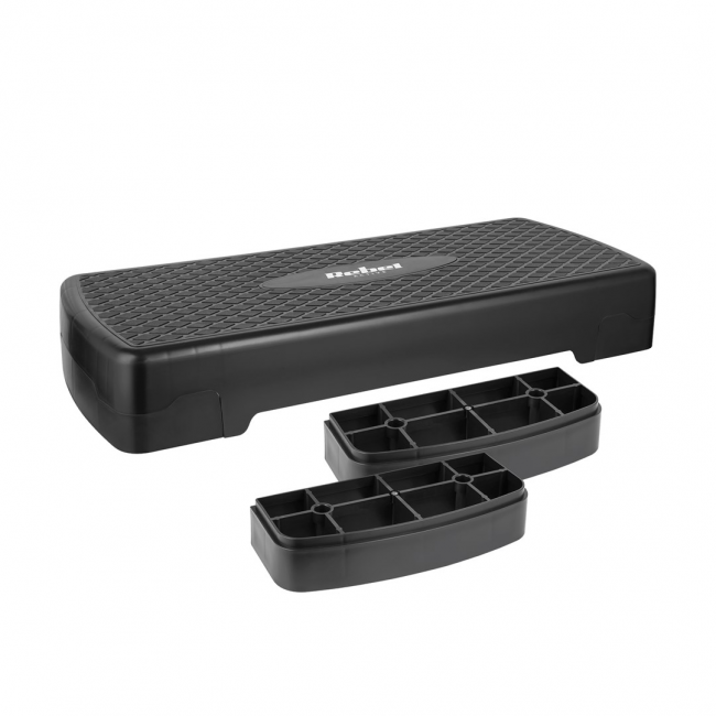 REBEL ACTIVE Fitness Step 2 Levels Black REBEL ACTIVE Fitness Step 2 Levels Black