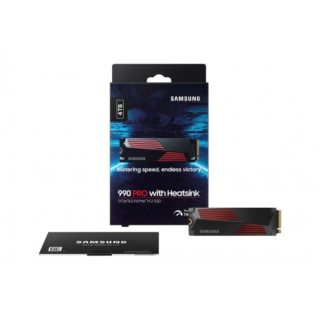 4 TB SSD Samsung 990 Pro M.2 NVMe Heat