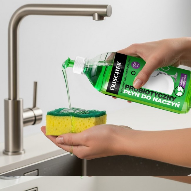 Frischer dishwashing liquid with peppermint oil, 500 ml