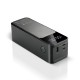 Powerbank 27 000mAh, 1x USB, 2x USB-C, 162,5W, QC4+, flashlight, LCD screen, black