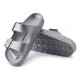 Birkenstock Arizona Essentials Sandals Unisex Metallic, Silver