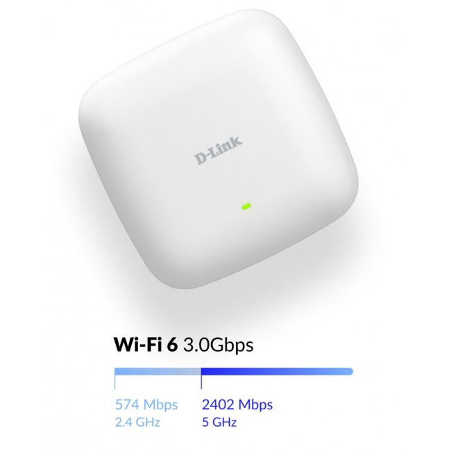 D-Link AX3000 Wi-Fi 6 Dual-Band PoE Access Point