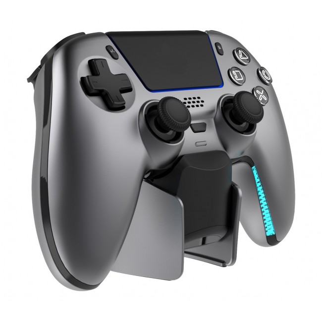 Deltaco Gaming GAM-199-STEELGRAY Gaming Controller Grey, Metallic, Steel Bluetooth/USB Gamepad PlayStation 5, Android, iOS