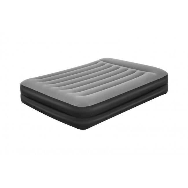 Bestway Tritech Air Mattress Queen with Built-in AC Pump and Antimicrobial Coating 2.03 m x 1.52 m x 46 cm