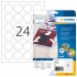 HERMA Security labels A4 40 mm round white extra strong adhesion film matt 600 pcs.
