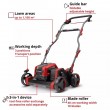 Cordless Scarifier EINHELL GP-SC 36/40 Li BL-Solo, Black, Red