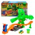 Hot Wheels Monster Trucks Mutant Monster Takedown Playset with Toy Truck & Slime