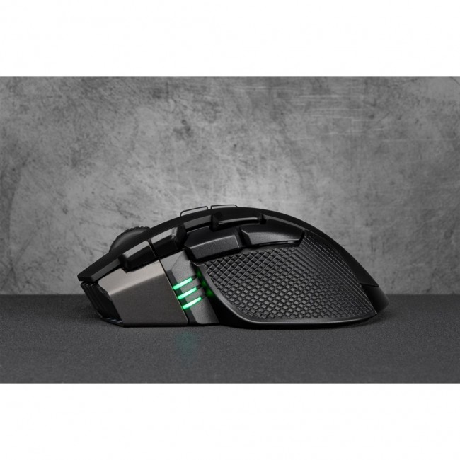 Corsair IRONCLAW RGB mouse Right-hand RF Wireless + Bluetooth + USB Type-A Optical 18000 DPI