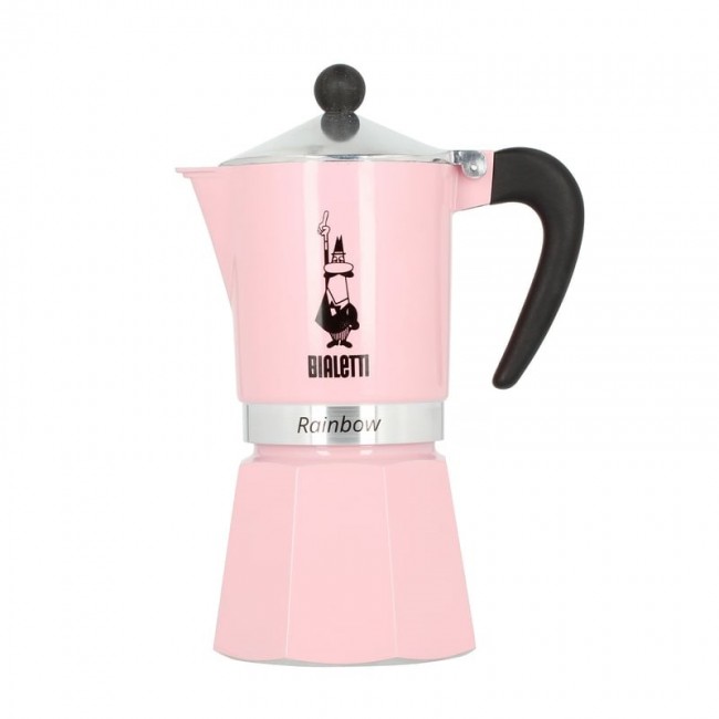 Coffee maker Bialetti Primavera Rainbow 6tz 300 ml Pink Coffee maker Bialetti Primavera Rainbow 6tz 300 ml Pink