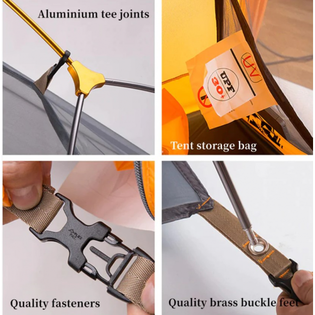 Naturehike cycling tent Ultralight 1 NH18A095-D-orange Naturehike cycling tent Ultralight 1 NH18A095-D-orange