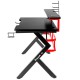 Huzaro Hero 5.0 computer desk Black, Red Huzaro Hero 5.0 computer desk Black, Red