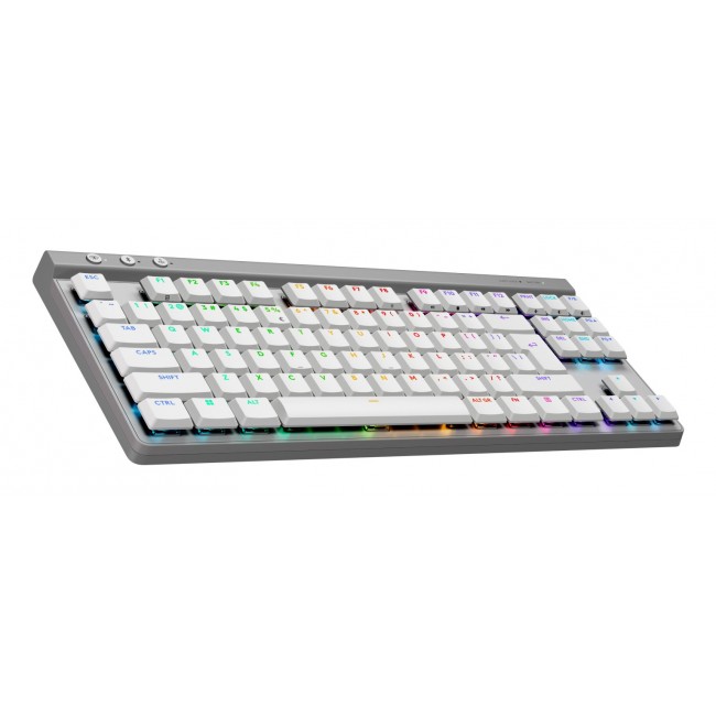Logitech G G515 Lightspeed TKL keyboard Gaming RF Wireless + Bluetooth QWERTY US International White Logitech G G515 Lightspeed TKL keyboard Gaming RF Wireless + Bluetooth QWERTY US International White