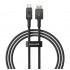 Baseus Unbreakable USB cable 1 m USB A USB C Black