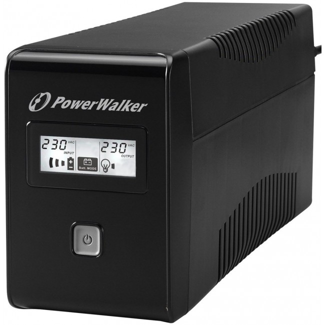 PowerWalker VI 850 LCD uninterruptible power supply (UPS) Line-Interactive 0.85 kVA 480 W PowerWalker VI 850 LCD uninterruptible power supply (UPS) Line-Interactive 0.85 kVA 480 W