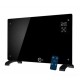 Carruzzo Q20F1 Glass panel heater black