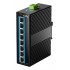 Cudy 8-Port 10/100M Industrial PoE Switch Unmanaged Gigabit Ethernet (10/100/1000) Power over Ethernet (PoE) Black