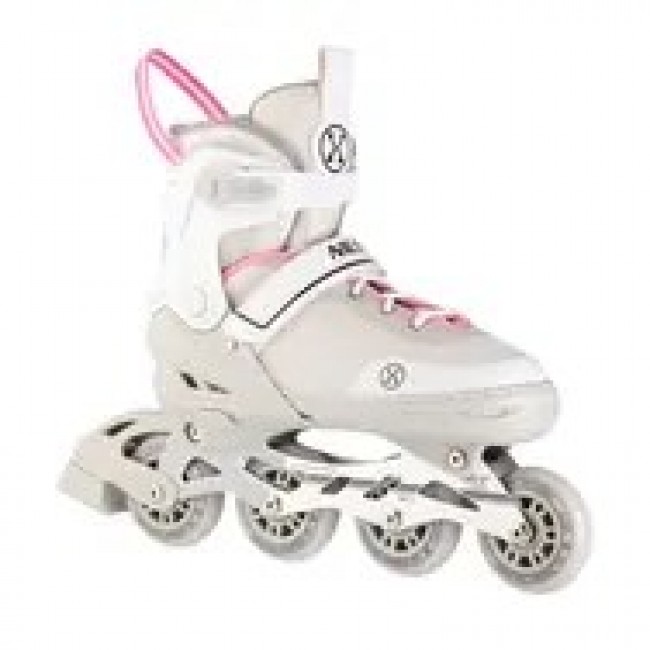 NH18188A 2in1 GREY-PINK SIZE M. S(29-33) INLINE SKATES WITH DIM. TUL. ICE HOCKEY NILS EXTREME
