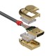 Lindy 20m DisplayPort 1.2 Cable, Gold Line