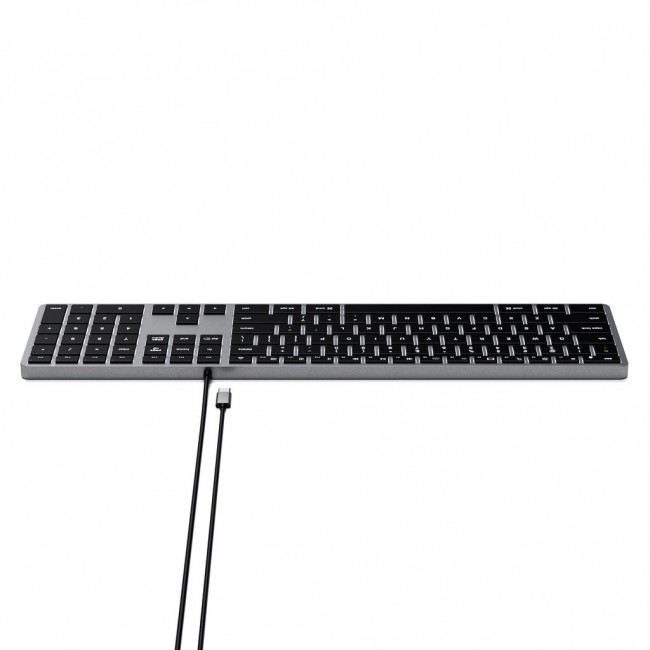 Satechi Slim W3 Keyboard USB-C with numpad (gray) Satechi Slim W3 Keyboard USB-C with numpad (gray)