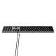 Satechi Slim W3 Keyboard USB-C with numpad (gray) Satechi Slim W3 Keyboard USB-C with numpad (gray)