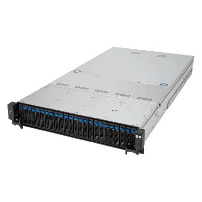 ASUS RS521A-E12-RS24U Socket SP5 Rack (2U) Black, Silver