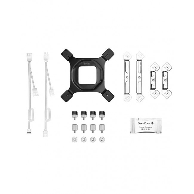 DeepCool AG620 WH ARGB V2 Chipset, Motherboard Air cooler 12 cm White 1 pc(s)