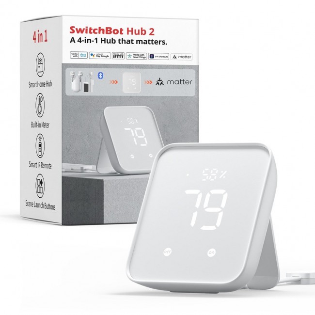 SwitchBot HUB 2 smart home transmitter Wireless Wall-mounted IR Wireless