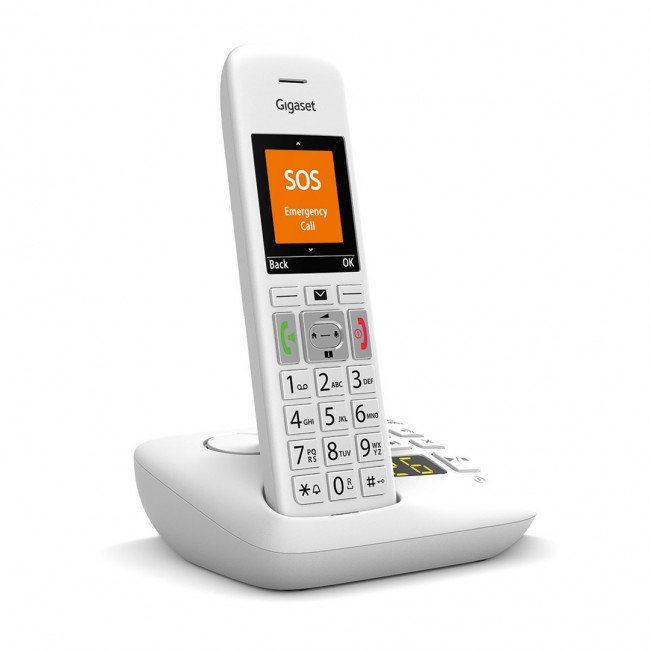 Gigaset E390A DECT telephone Caller ID White