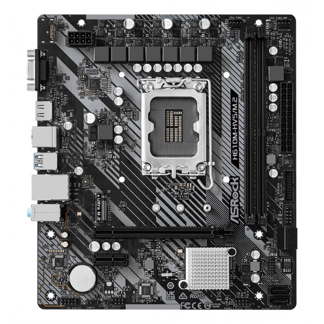 Asrock H610M-HVS/M.2 R2.0 Intel H610 LGA 1700 micro ATX