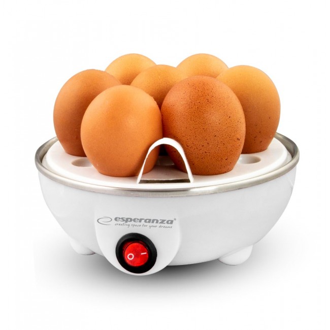 Esperanza EKE001 egg cooker 7 egg(s) 350 W White