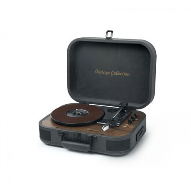 Muse MT-207 DGB audio turntable Black, Grey, Wood Automatic