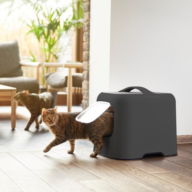 ROTHO Biala Anthracite - cat litter box