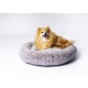 GO GIFT Shaggy grey M - pet bed - 57 x 57 x 10 cm