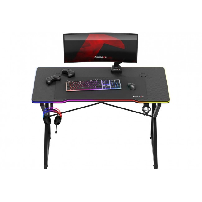 Huzaro Hero 1.7 RGB Black - gaming table