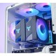 Jonsbo CR-3000 CPU Cooler Dual Tower, ARGB - 2x 120 mm, black Jonsbo CR-3000 CPU Cooler Dual Tower, ARGB - 2x 120 mm, black
