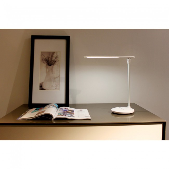 Techly I-LAMP-DSK9 table lamp 3 W LED G White Techly I-LAMP-DSK9 table lamp 3 W LED G White