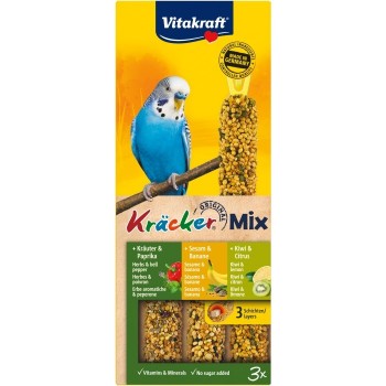 VITAKRAFT Kr cker Mix Banana, kiwi, pepper - treats for budgerigar - 3 pcs.