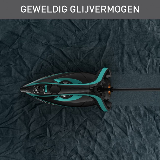 Tefal Puregliss FV8066 Dry & Steam iron Durilium AirGlide Autoclean soleplate 3000 W Black, Blue Tefal Puregliss FV8066 Dry & Steam iron Durilium AirGlide Autoclean soleplate 3000 W Black, Blue