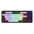 HATOR Rockfall 3 TKL Wireless, black, QMK/VIA, OMA profile white-black keycaps Keyboard - linear mechanical hotswap switches - US - ANSI Layout (HTK850)