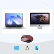 Ugreen MU006 wireless optical mouse USB 2.4 GHz / Bluetooth 5.0 4000 DPI red