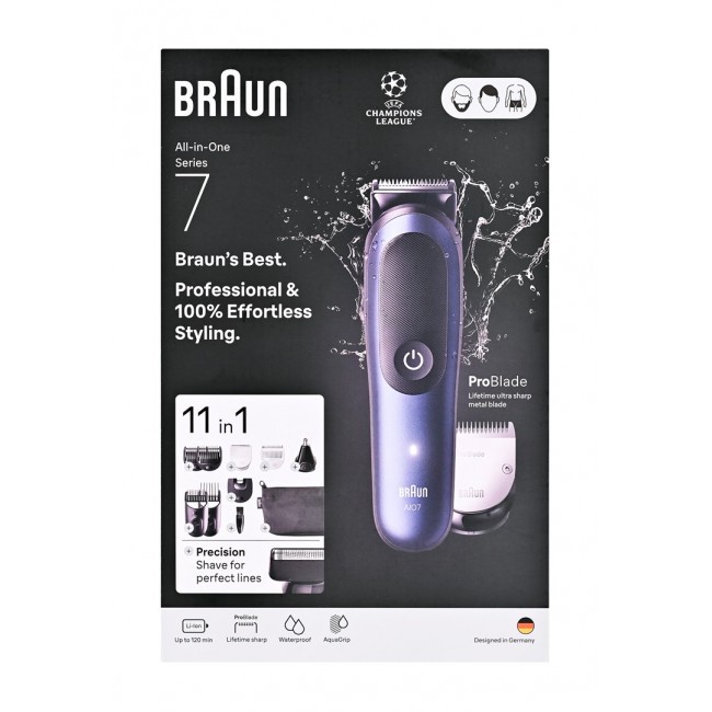 Braun All-in-One Series 7 AIO7540 Hair Clipper Lithium-ion (Li-Ion)