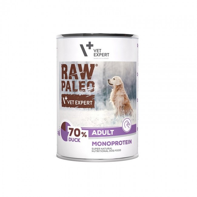 RAW PALEO Adult Monoprotein Duck - wet dog food - 400 g RAW PALEO Adult Monoprotein Duck - wet dog food - 400 g