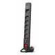 ACAR W2437 surge protector Black 6 AC outlet(s) 230 V 3m ACAR W2437 surge protector Black 6 AC outlet(s) 230 V 3m