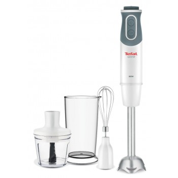 Tefal Optichef HB6431 0.8 L Immersion blender 800 W Quartz metallic, White