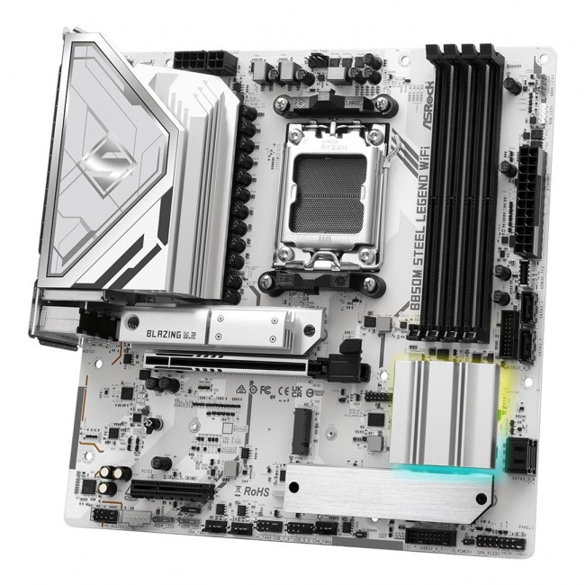 Asrock B850M Steel Legend WiFi AMD B850 Socket AM5 micro ATX Asrock B850M Steel Legend WiFi AMD B850 Socket AM5 micro ATX